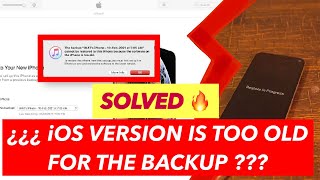 How to restore an iOS backup to an earlier version of iOS!
