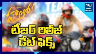 Akhil's Latest Hello Movie Teaser And Release Date Announced | Kalyani | New Waves
