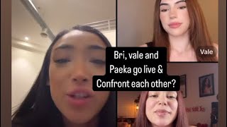 @paekatv goes live with Bri Olsen and talks about a certain situation 👀😳😭😭