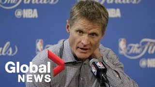 NBA Finals: Steve Kerr on whether Durant, Cousins will play Game One | FULL