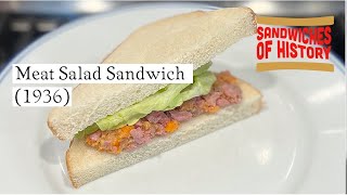 Meat Salad Sandwich (1936) on Sandwiches of History⁣