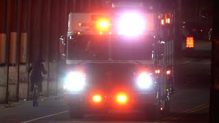PFD Ladder 16, ES 9 & Rescue 1 Responding