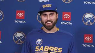 Alex Tuch Postgame Interview vs New Jersey Devils (12/29/2021)