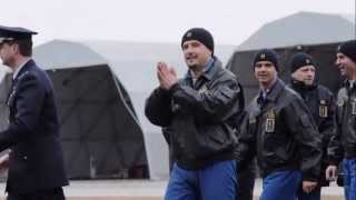 The Frecce Tricolori aerobatics team pilots 2010