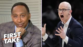 FIRST TAKE | Stephen A rips Hurley use Lakers' interest as leverage for a better contract from UConn