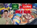 Australian Woolworths & Coles Haul (Vegan) | Monthly Grocery Haul