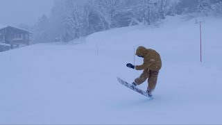 雪が良すぎたよってだけの動画【スノボ】【パウダー】【japow】【妙高杉の原スキー場】