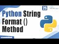 What is String Format in Python | Python Tutorial for Beginners