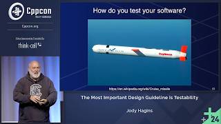 The Most Important C++ Design Guideline is Testability - Jody Hagins - CppCon 2024