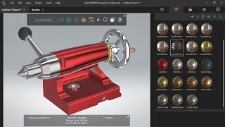 SolidWorks Visualize Basics-Tailstock