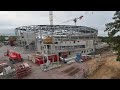 la construction du palais des sports caen la mer timelapse