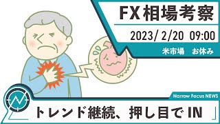 2月20日 海外FX 億トレーダーHAYAの相場考察【トレンド継続！押し目を捉えていこう！アメリカ休場】