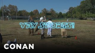 "Star Wars" Fans Learn About Football | CONAN on TBS