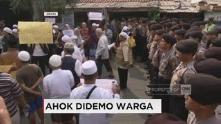 Ahok Didemo Warga di Tengah Peresmian RPTRA