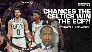 Stephen A. thinks the Celtics' chances to win the series over the Heat is slim 👀 | First Take