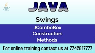 JComboBox in Java Explained | Constructors & Methods in Java Swing | Java GUI Tutorial for Beginners