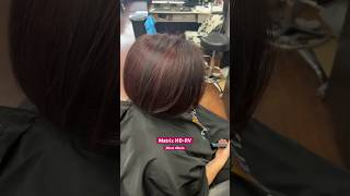 Violet-Red W/Matrix So-Color HD-RV 20vol Base W/Redken 10min Color 6NN 20vol W/K18 Treatment