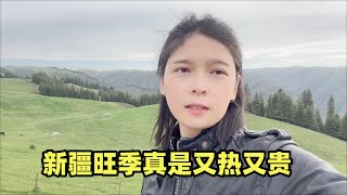 摩旅新疆进入旅行旺季，物价高的想逃离，分享伊犁小众景点