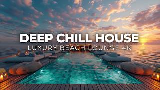 Poolside Golden Hour 2025 🌅 | Deep House Relaxation [4K]