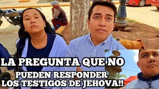 La pregunta que no pudieron responderme los TESTIGOS DE JEHOVA !! ● Entrevisto a Testigos!