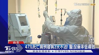 47%死亡病例發病3天不治! 醫:投藥率低導致｜TVBS新聞