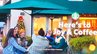 STARBUCKS | STARBUCKS COFFEE COMMERCIAL 2024 | HERE'S TO JOY \u0026 COFFEE | STARBUCKS HOLIDAY COMMERCIAL