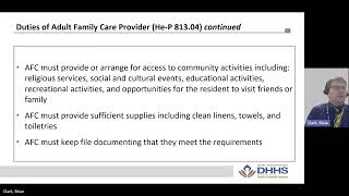 Module 16 Adult Family Care