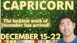 CAPRICORN-You have The Longest Reading Because HELLO, BREAKTHROUGH!🙌 Tarot Horoscope December 15-22