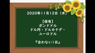 FX-モドキの道　2020年11月12日（木）