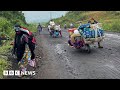 Civilians flee homes in Democratic Republic of Congo as M23 rebel group advance - BBC News