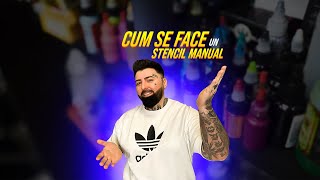 Cum sa face un Stencil manual pentru tatuaje