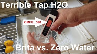 Terrible Tap Water: Testing Brita & Zero Water Options (TDS meter)