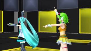 【MMD】45 Seconds 【PDF imitation Miku \u0026 GUMI】