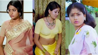 #actress Vijayashanthi #beautiful #long #silky #hair #old #new