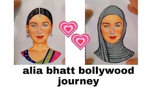 alia bhatt bollywood journey | journey art #Shorts #journeyArt