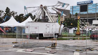Hurricane Nicole impacts Electric Daisy Carnival setup in Orlando