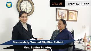 Success Story || Slip-Disc || Dr. Bharti's Holistic Wellness