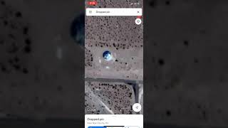 Area 51 airships are there proof? Google maps Nye County, Nevada