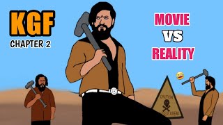 KGF CHAPTER 2 movie spoof | Yash | funny video | 2d animation | Mv creation
