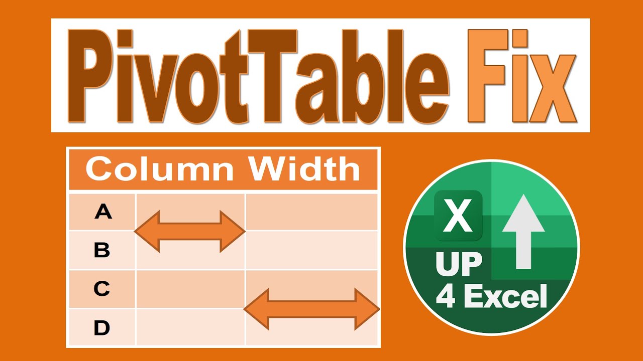 How To Lock Column Width In Excel Pivot Table Infoupdate Org