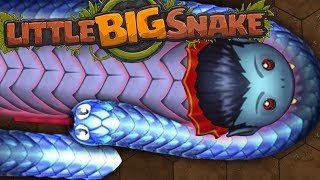 Littlebigsnake.io New io Gameplay Similar Wormax.io - Boss Little Big Snake Pro Hack Troll Moments