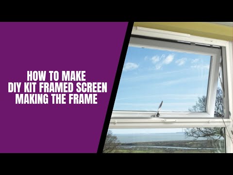 Cutting and assembling your fly screen frame. Cutting and assembling your fly screen frame.