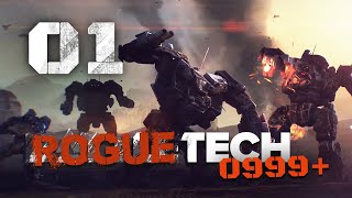 Swipe Left for Destruction - Roguetech 0999+ / Battletech Flashpoint DLC Career Mode Playthrough #1