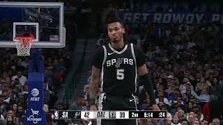 Stephon Castle | Scoring Highlights | San Antonio Spurs | November 2024