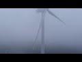 drone shot of haapajärvi wind farm