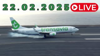 LIVE ACTION From Madeira Island Airport 22.02.2025