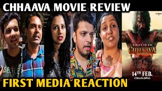 Chhaava Movie Review | Media Reaction | Vicky Kaushal | Rashmika Mandanna | Akshay K | Mumbai