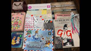 Craft Haul - Hobby Lobby Clearance - Michael's - Vintage Thrifting - Ranger Ink