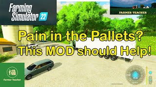 FS22 Auto Load Pallets, Farming Simulator 22 Auto Load Trailer Mod.