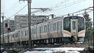 E129系B12+A2編成信越本線下り普通441M　長岡→新潟